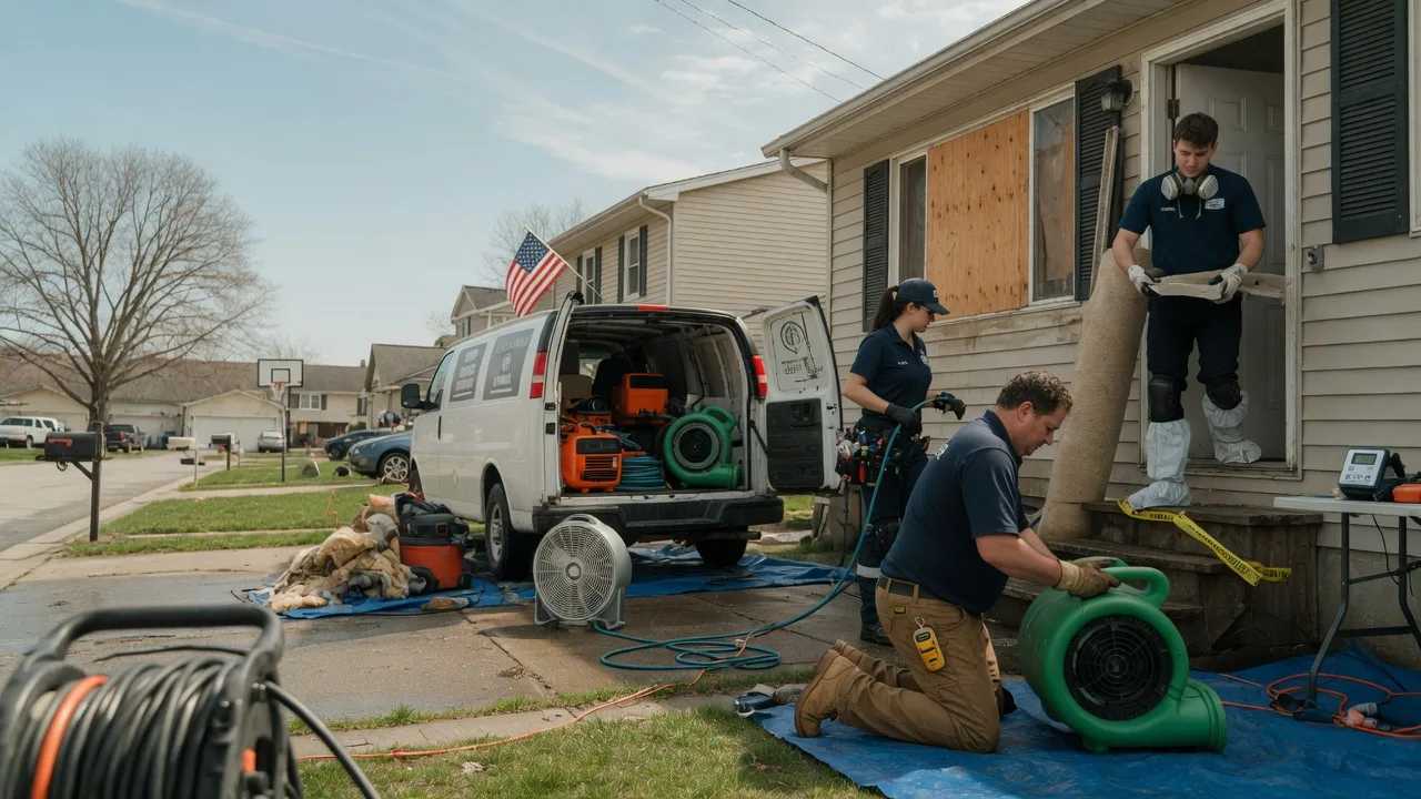 Water Damage Restoration in Amsterdam, OH near me